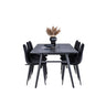 Sleek Extentiontable shed 195*95 + Polar Diamond spisestoler Venture Design Spisegruppe