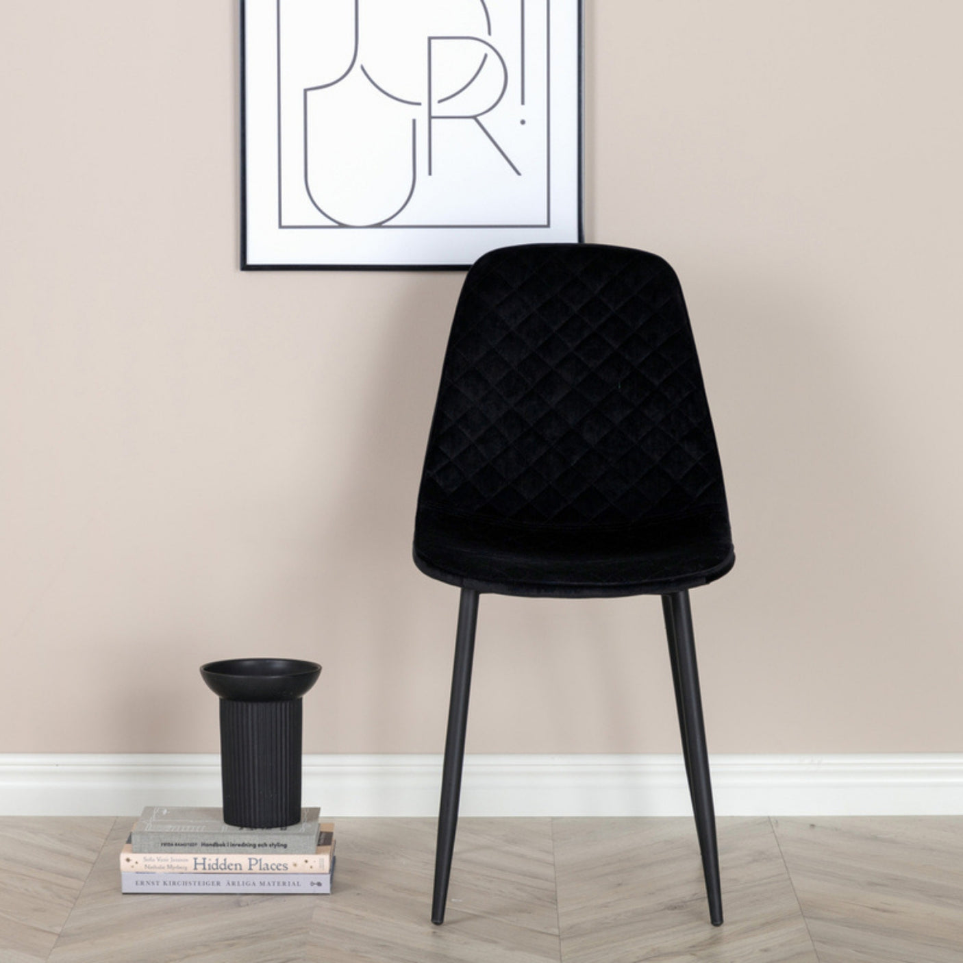 Sleek Extentiontable shed 195*95 + Polar Diamond spisestoler Venture Design Spisegruppe