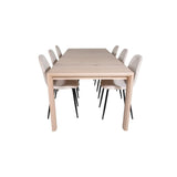 Slider Extention Table 170 +40 +40cm + Polar spisestoler Venture Design Spisegruppe
