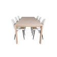 Slider Extention Table 170 +40 +40cm + Polar Fluff spisestoler Venture Design Spisegruppe