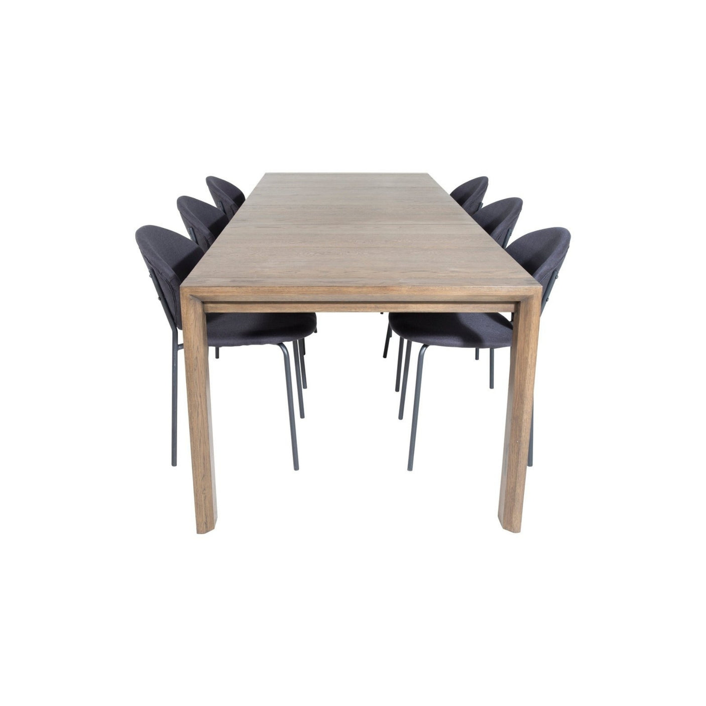Slider Extention Table 170 +40 +40cm + Vault spisestoler Venture Design Spisegruppe