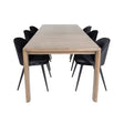 Slider Extention Table 170 +40 +40cm + Velvet spisestoler Venture Design Spisegruppe