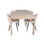 Slider Extention Table 170 +40 +40cm + Velvet spisestoler Venture Design Spisegruppe
