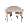 Slider Extention Table 170 +40 +40cm + Velvet spisestoler Venture Design Spisegruppe