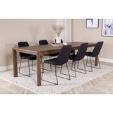 Slider and Muce dining table with Polar chairs Venture Design Spisegruppe