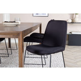 Slider and Muce dining table with Polar chairs Venture Design Spisegruppe