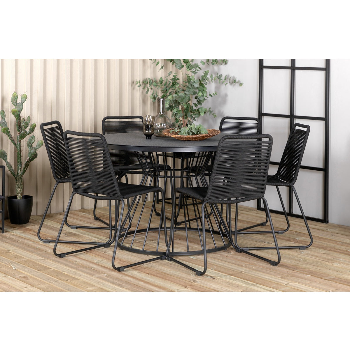 Tropea Round Dining Set Venture Design Spisegruppe