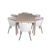 Slider Extention Table 170 +40 +40cm + Berit stol Venture Design Spisegruppe