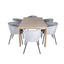Slider Extention Table 170 +40 +40cm + Berit stol Velvet Venture Design Spisegruppe