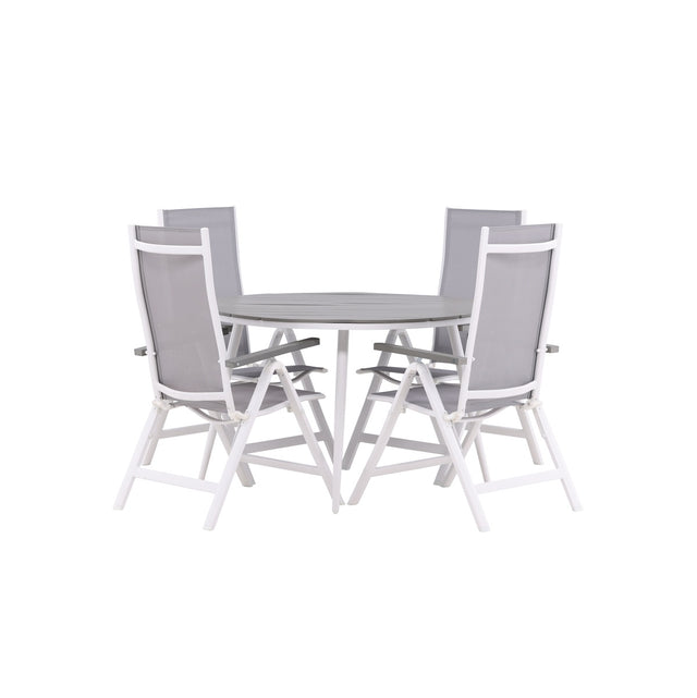 Pause Spisebord Rundt 120ø + Albany Venture Design Spisegruppe