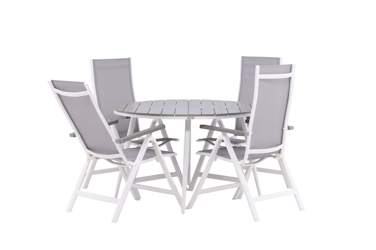 Pause Spisebord Rundt 120ø + Albany Venture Design Spisegruppe