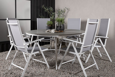 Break Spisebord Rundt 150ø + Break stoler Venture Design Spisegruppe