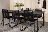 Modena Spisebord 200*100cm + Lindos stol Venture Design Spisegruppe