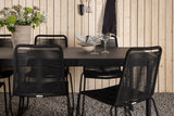Modena Spisebord 200*100cm + Lindos stol Venture Design Spisegruppe