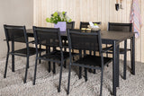 Modena Spisebord 200*100cm + Copacabana Venture Design Spisegruppe