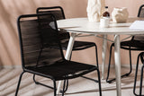 Lina spisebord Rund 120 cm + Lindos Venture Design Spisegruppe
