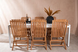 Togo Spisebord 200*100 + Ghana stol Venture Design Spisegruppe