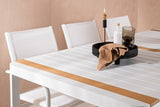 Togo Spisebord 200*100 + Santorini Armstol Venture Design Spisegruppe