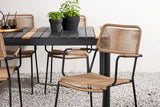 Togo Spisebord 150*100 + Lindos Lenestol Venture Design Spisegruppe