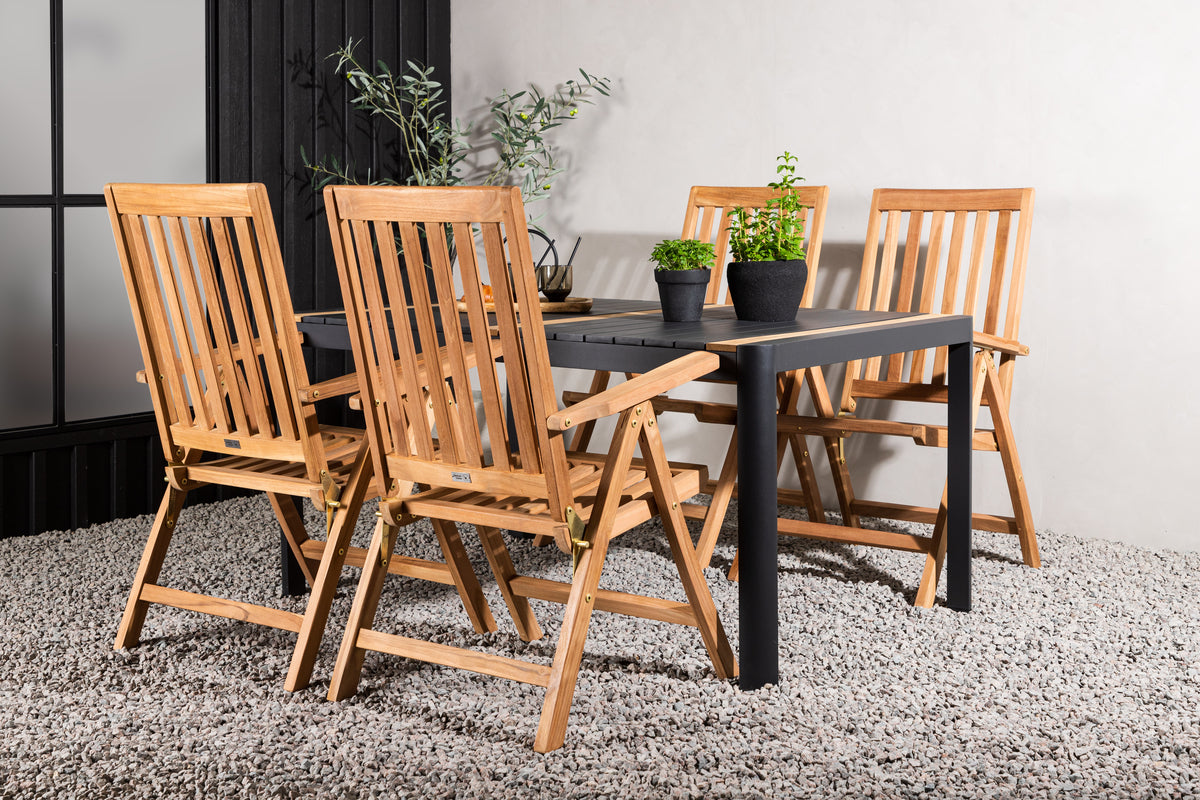 Togo Spisebord 150*90 + Kenyaisjon stoler Venture Design Spisegruppe
