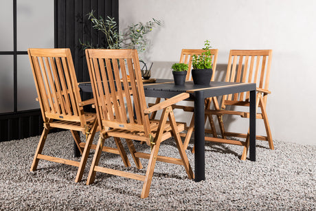 Togo Spisebord 150*90 + Kenyaisjon stoler Venture Design Spisegruppe