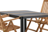 Togo Spisebord 150*90 + Kenyaisjon stoler Venture Design Spisegruppe