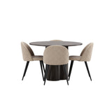 Olivia spisebord-/+ Velvet stol-/ Venture Design Spisegruppe