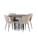 Stone Round Dining Set Venture Design Spisegruppe
