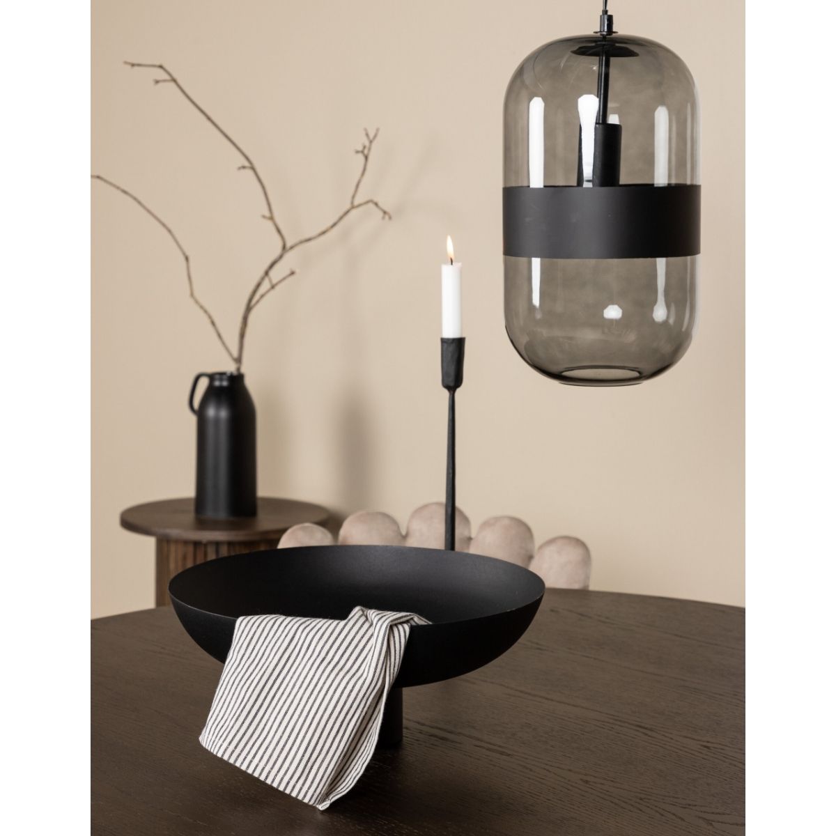 Stone Round Dining Set Venture Design Spisegruppe