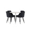 Plaza Dining Table with Night Dining Chair Venture Design Spisegruppe