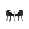 Plaza Dining Table with Night Dining Chair Venture Design Spisegruppe