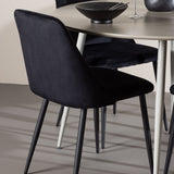 Plaza Dining Table with Night Dining Chair Venture Design Spisegruppe
