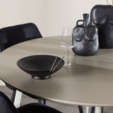 Plaza Dining Table with Night Dining Chair Venture Design Spisegruppe