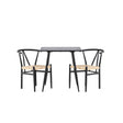 Polar Dining Table with Alfons Dining Chair Venture Design Spisegruppe