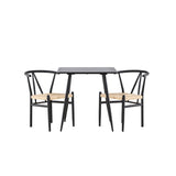 Polar Dining Table with Alfons Dining Chair Venture Design Spisegruppe