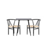 Polar Dining Table with Alfons Dining Chair Venture Design Spisegruppe