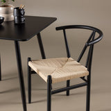 Polar Dining Table with Alfons Dining Chair Venture Design Spisegruppe