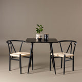 Polar Dining Table with Alfons Dining Chair Venture Design Spisegruppe