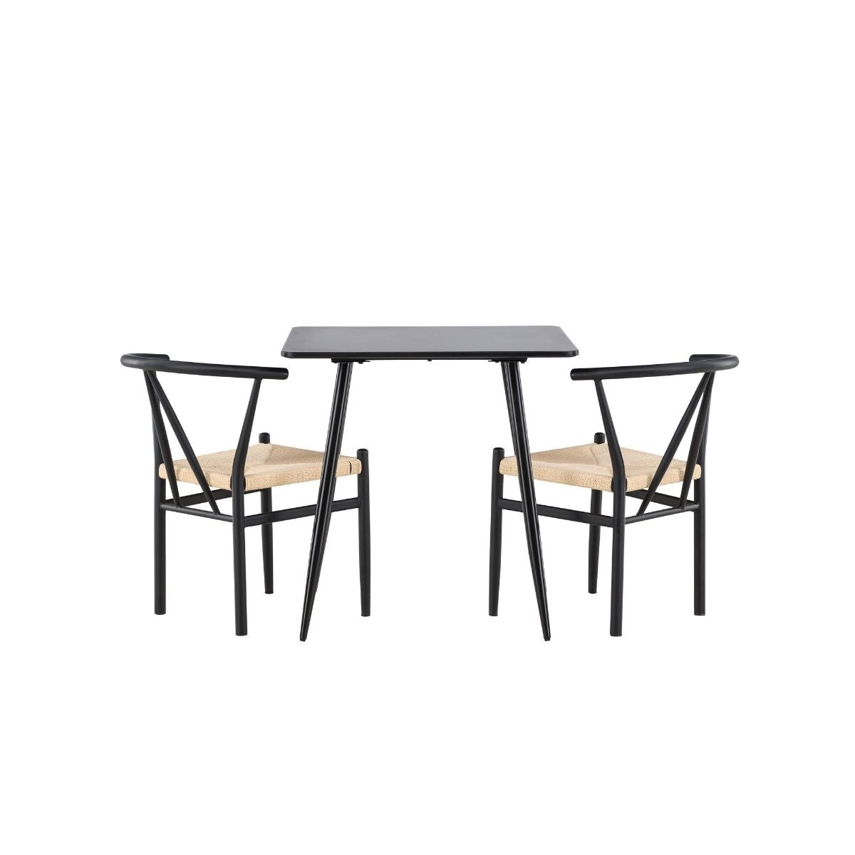 Polar Dining Table with Alfons Dining Chair Venture Design Spisegruppe