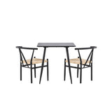 Polar Dining Table with Alfons Dining Chair Venture Design Spisegruppe