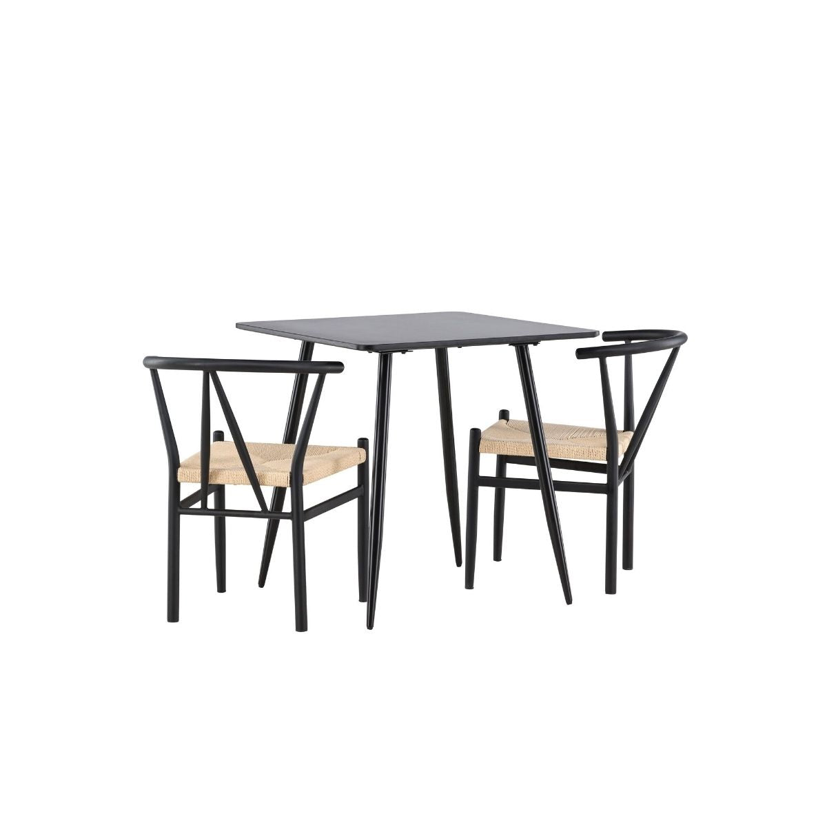 Polar Dining Table with Alfons Dining Chair Venture Design Spisegruppe