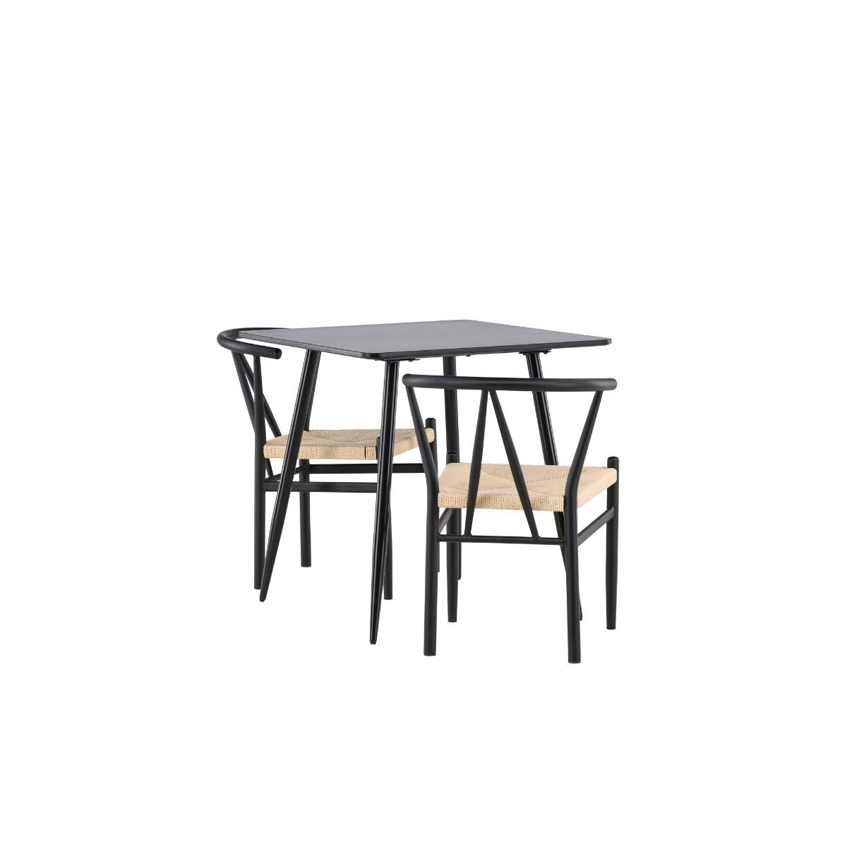 Polar Dining Table with Alfons Dining Chair Venture Design Spisegruppe
