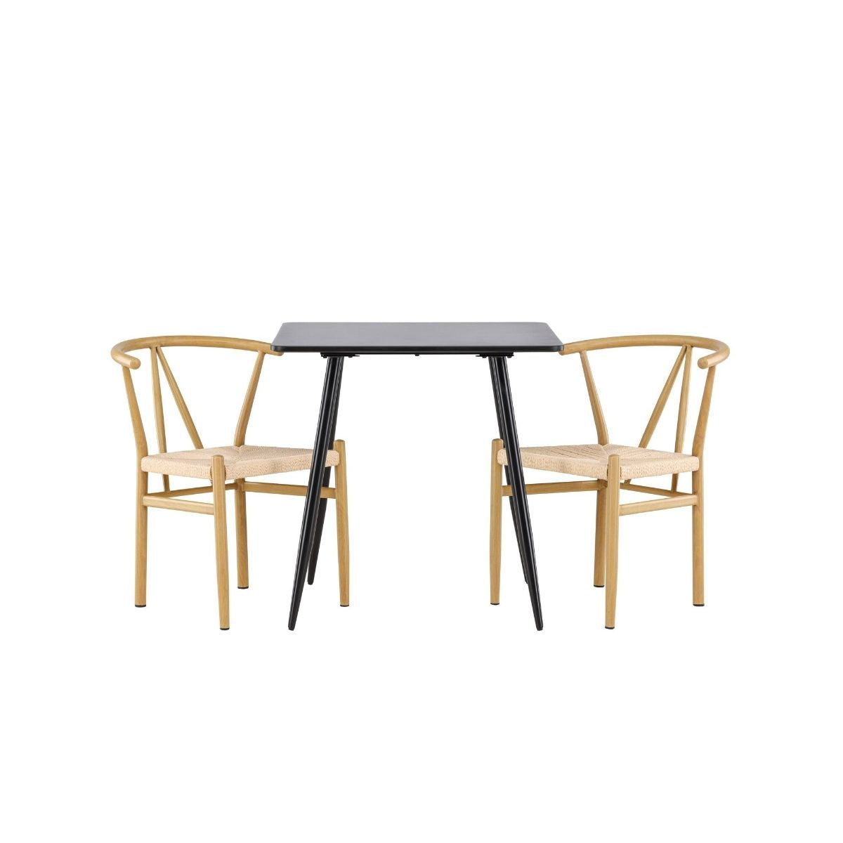 Polar Dining Table with Alfons Dining Chair Venture Design Spisegruppe