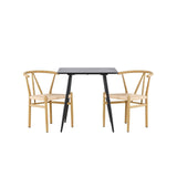 Polar Dining Table with Alfons Dining Chair Venture Design Spisegruppe