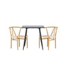 Polar Dining Table with Alfons Dining Chair Venture Design Spisegruppe