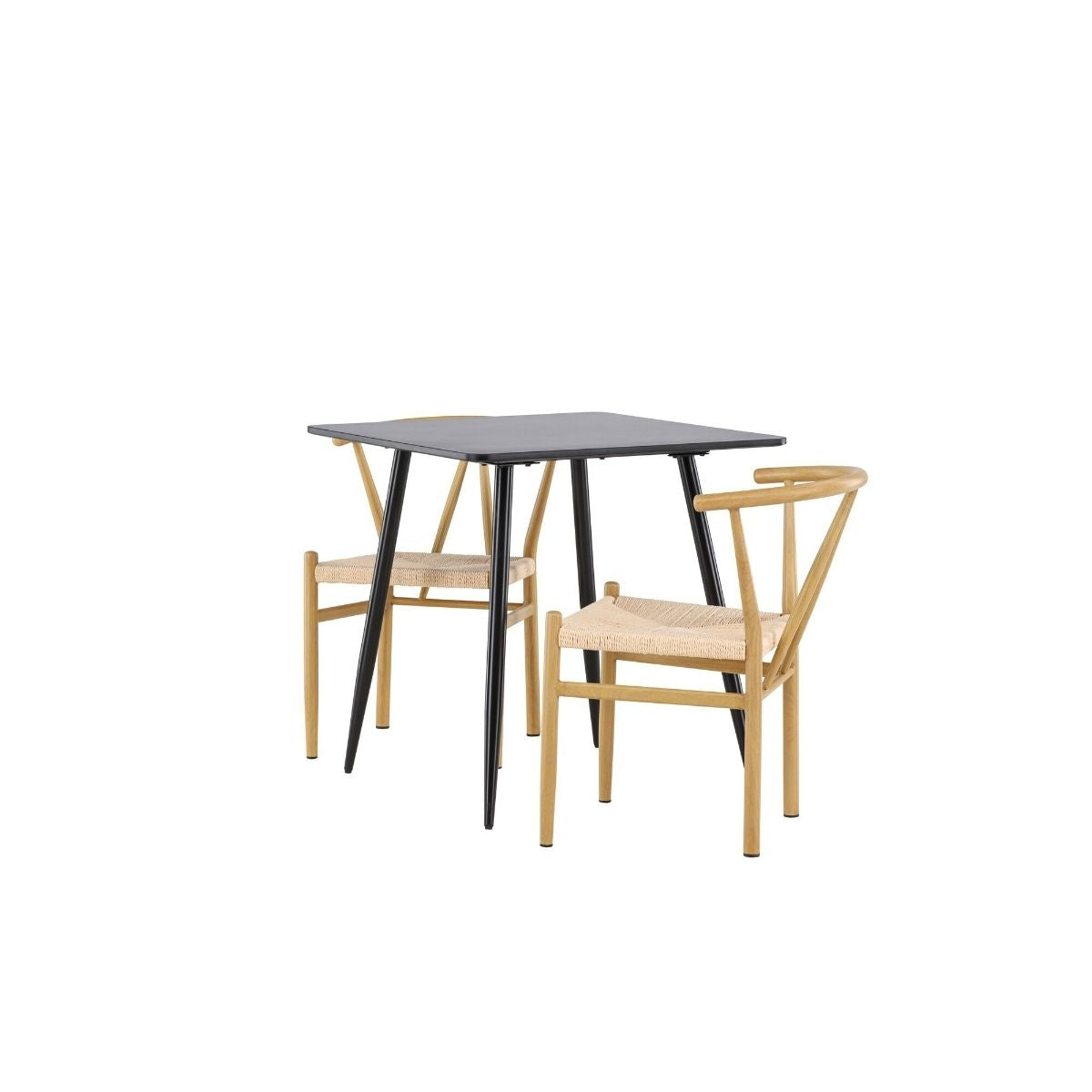 Polar Dining Table with Alfons Dining Chair Venture Design Spisegruppe