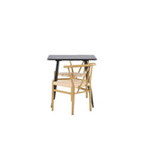Polar Dining Table with Alfons Dining Chair Venture Design Spisegruppe
