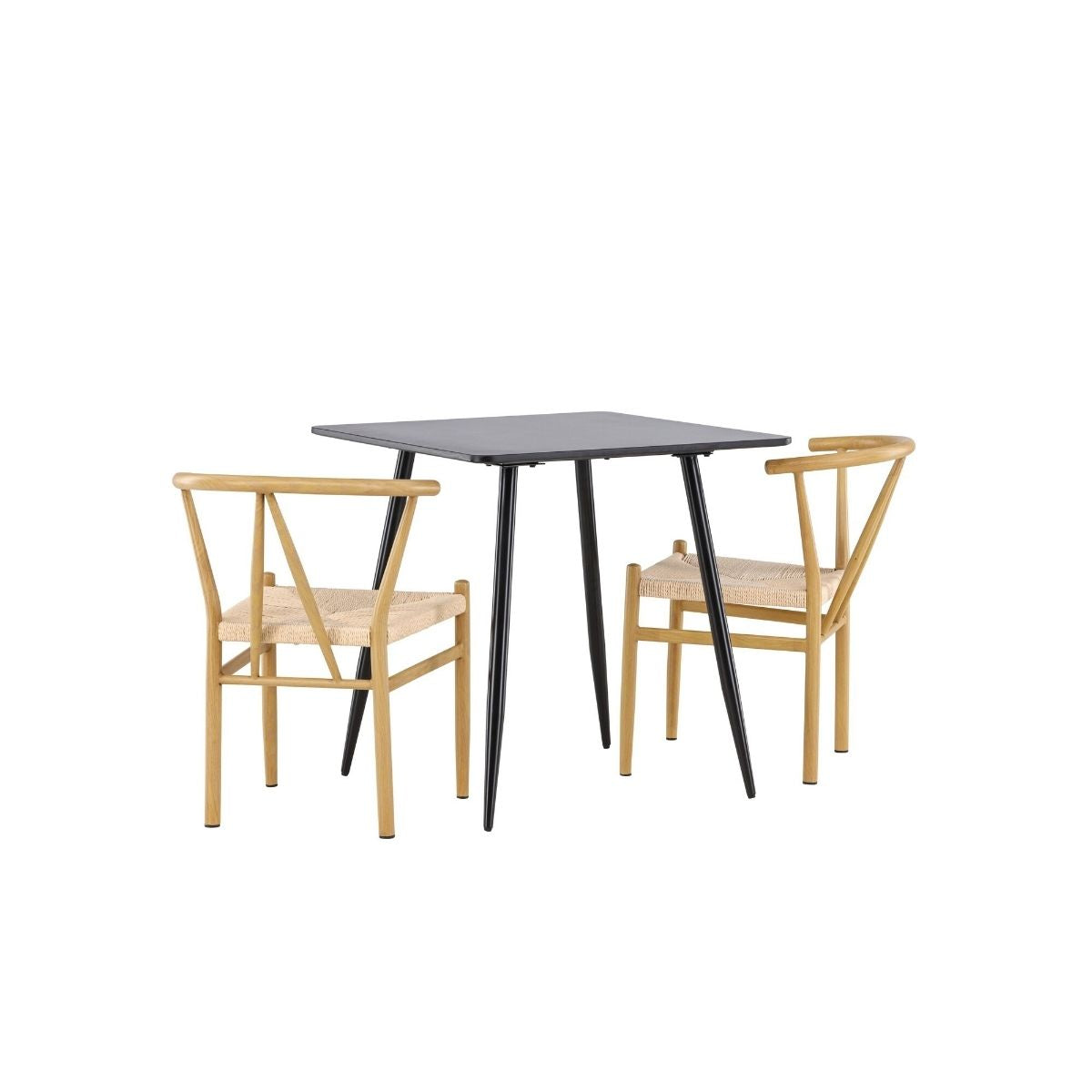 Polar Dining Table with Alfons Dining Chair Venture Design Spisegruppe