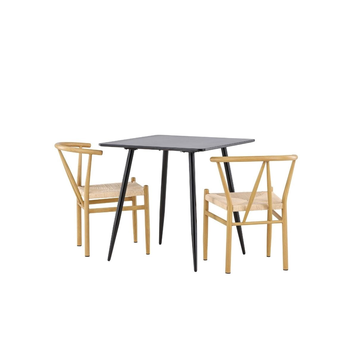 Polar Dining Table with Alfons Dining Chair Venture Design Spisegruppe