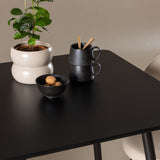 Polar Dining Table with Velvet Dining Chair Venture Design Spisegruppe